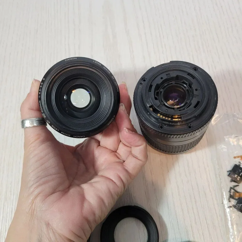 CANON 80-200mm f/4.5-5.6 II EF Zoom Lens 52mm Made In Japan *FOR PARTS / REPAIR*